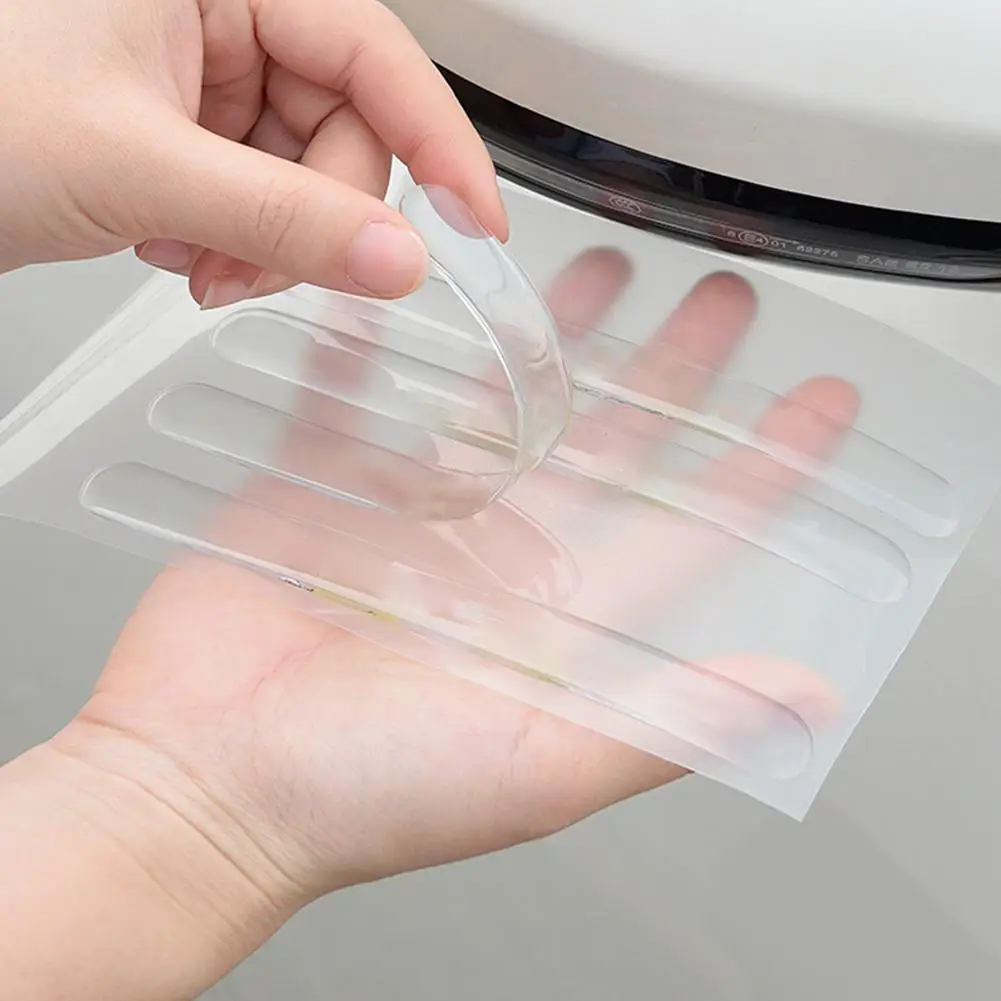 

Car Door Edge Transparent Anti Scratch Strips Bar Mirror Protector Sticker Plate Bumper Scuff Rearview Anti-coll F8x3