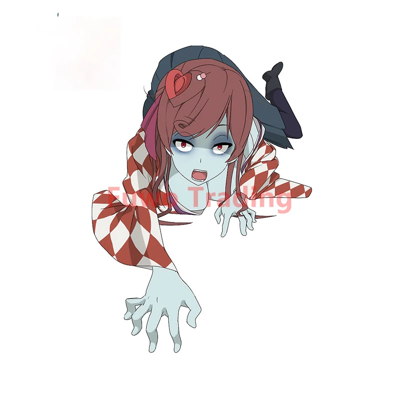 

Fuwo Trading Car Sticker Fine for Yuugiri Zombie Personality Creative Stickers Anime Graffiti Sticker Body for Car Decal PVC