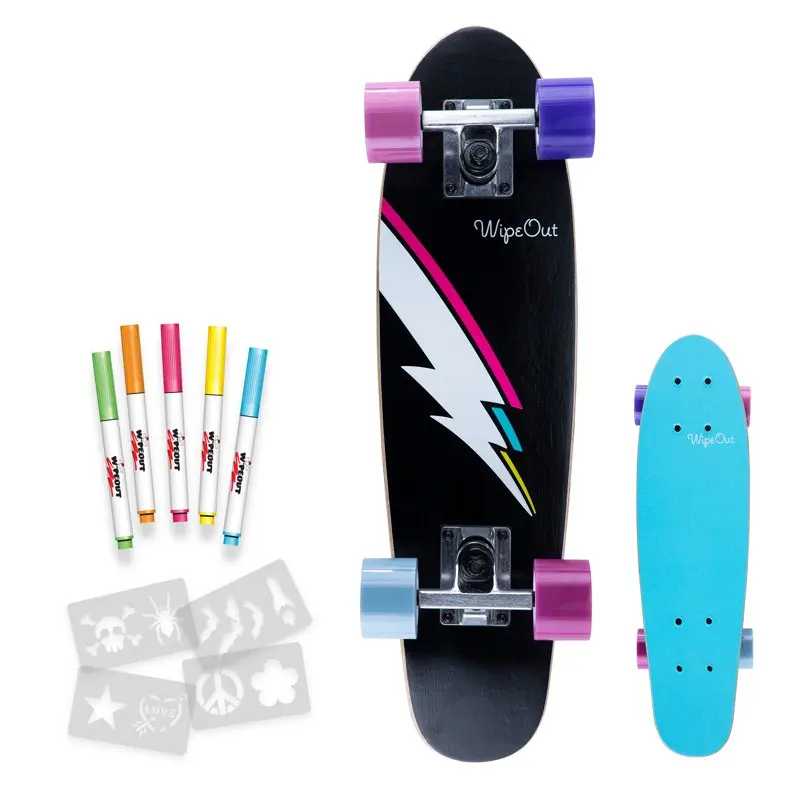 

Dry Erase Skateboard for , Lightning Bolt