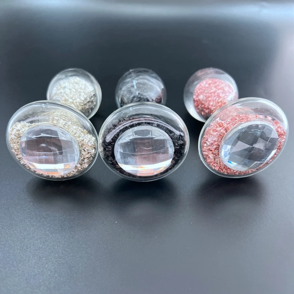 Большой фаллоимитатор 35 мм большой анальный из стекла искусственный пенис