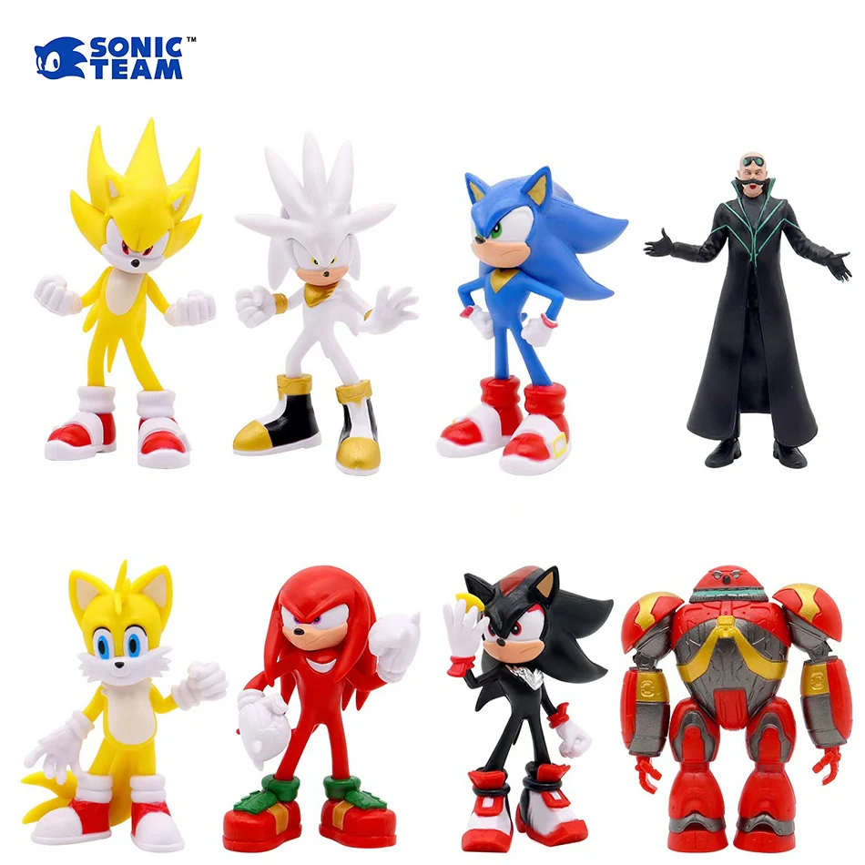 Фигурка Ежик Sonic The Hedgehog — Модель Из ПВХ 12 См Коллекционная Игрушка Унисекс Для