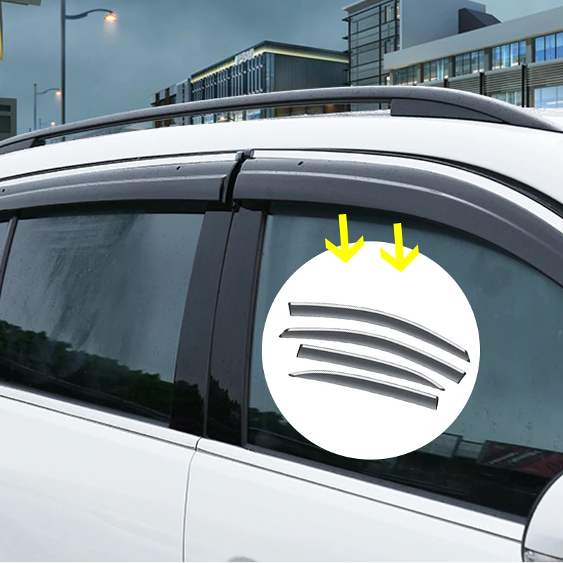 4х дефлекторы для хэтчбека Honda Civic 11th FE FL 2022 2023 аксессуары козырек боковых окон