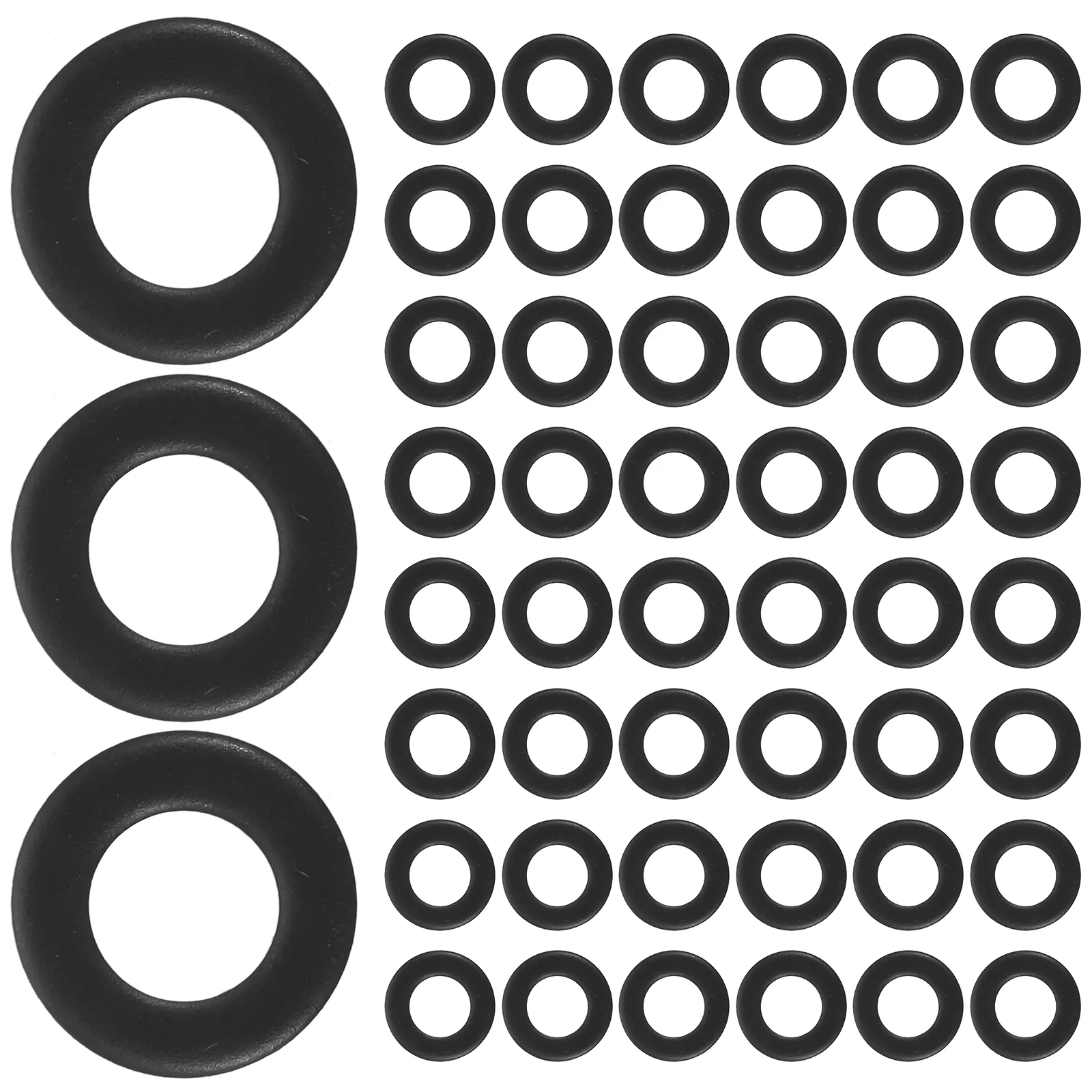 

100 Pcs Washers 3/16 Inch Flat Bolts Screw Fasteners Metal Gaskets Iron Screws Anti-loosening