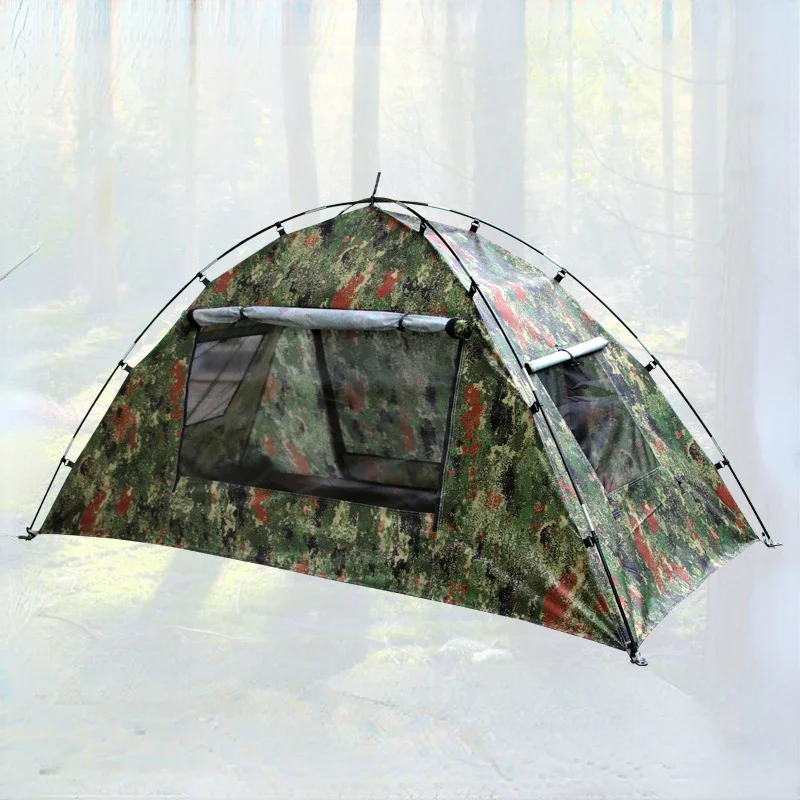 Палатка Camoufalge туристическая на 1 человек уличная портативная непромокаемая для