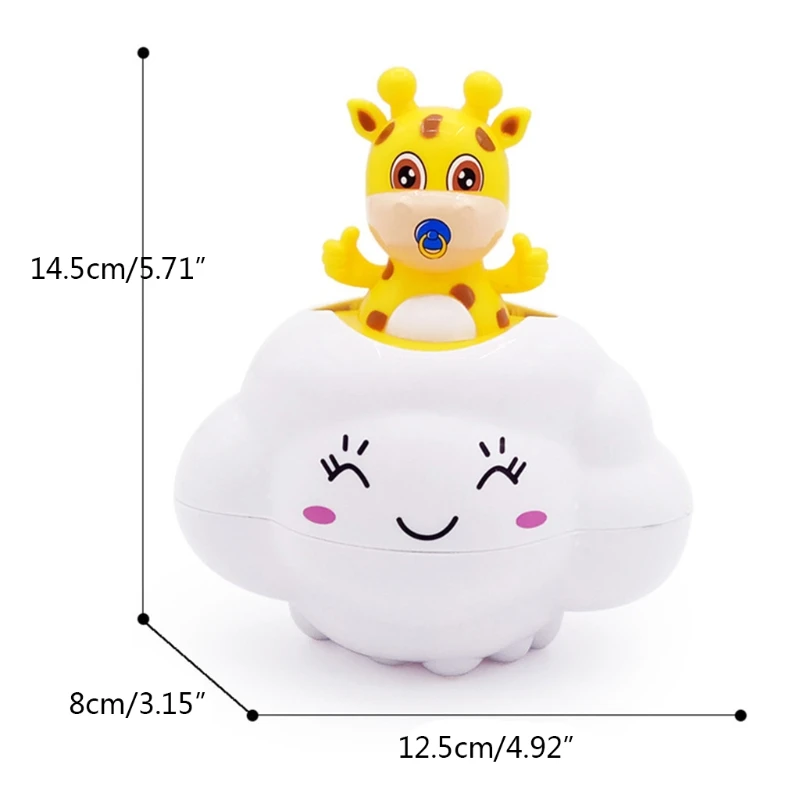 Cloud Shower Toy Water Toy Interactive Bath Play Interesting Birthday Gift Shower Rose for Toddlers Baby Mold BPA Free