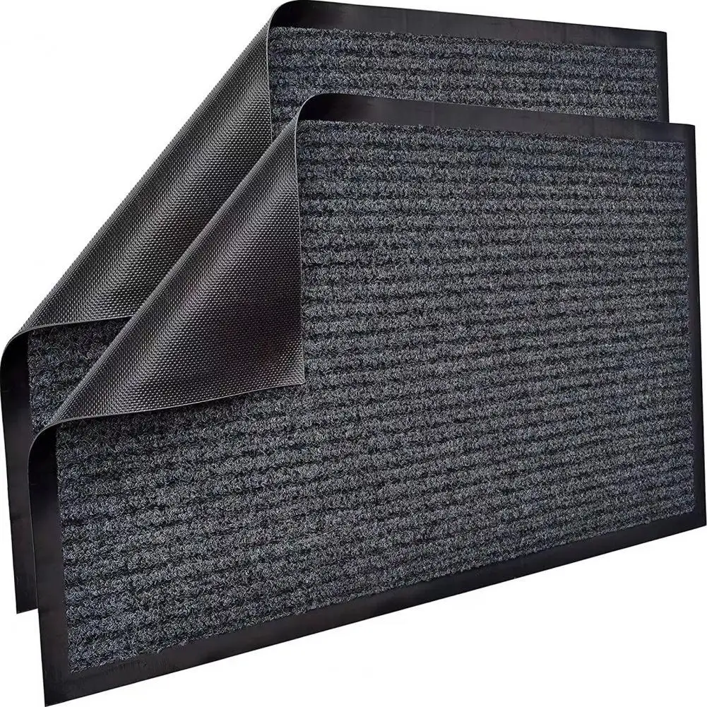 

Reusable Practical Safety Rectangle Ground Carpet Polyester Bath Rug Raised for Patio