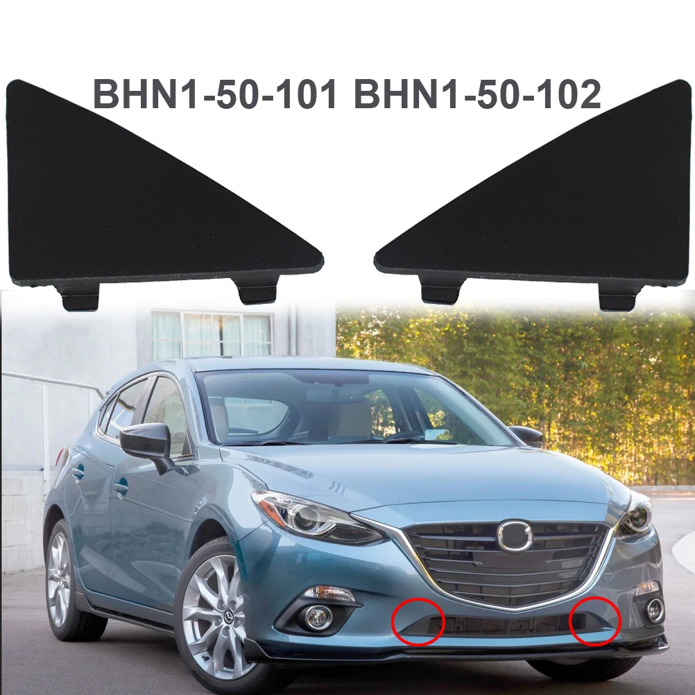 

Треугольная накладка на передний бампер автомобиля для Mazda 3 Axela 2014 2016 BHN1-50-101 BHN1-50-102, сменная правая левая нижняя решетка