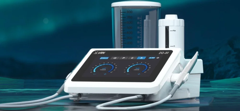 Фото Высокоэффективный ультразвуковой скалер Merycare DQ-80 CE с 7-дюймовым сенсорным экраном и электроприводом для пародонтальной терапии №3