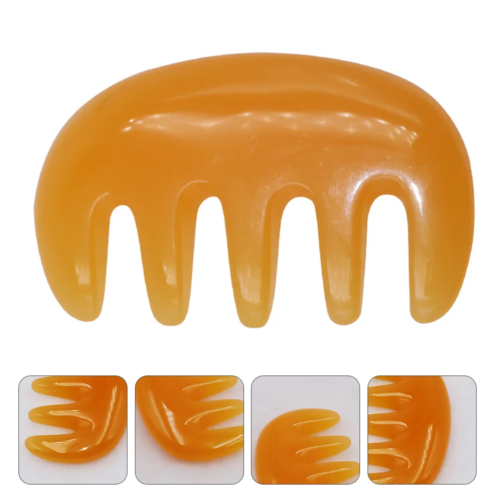 

Five-tooth Massage Comb Body Tools Woman Shell Practical Hair Health Care Natural Resin Creative Bride