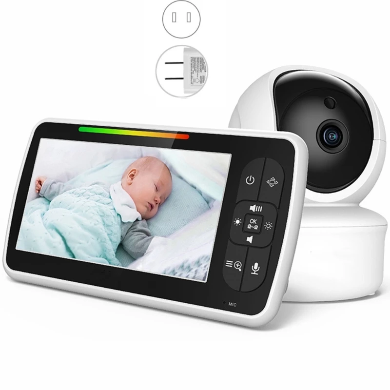 

Video Baby Monitor with Camera Temperature Monitor 2-Way Talk 492.13ft Range