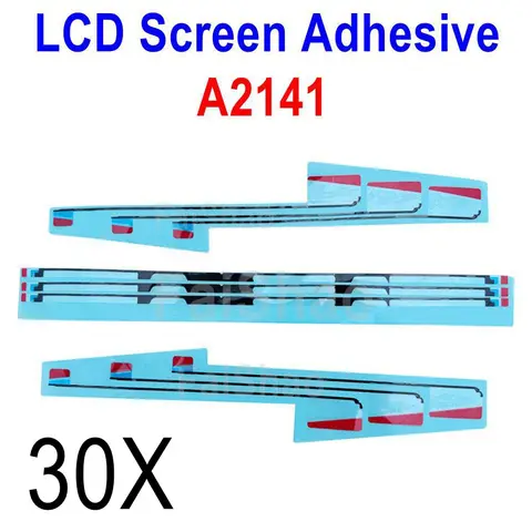 30 компл./лот, для MacBook Pro Retina, 16 дюймов A2141, 2019 год, клейкая лента для ЖК-экрана, наклейка, лента