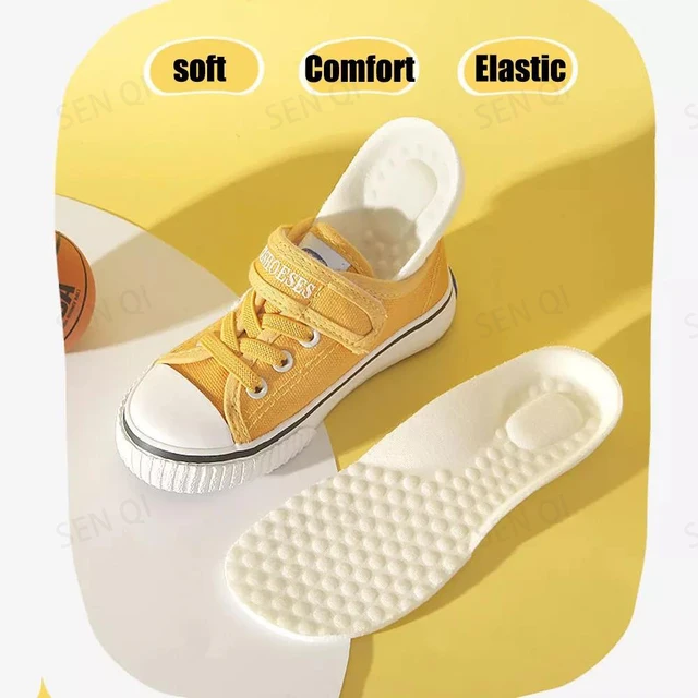 A Pairs Kids Memory Foam Insoles Children Orthopedic Breathable Flat Foot Arch Support Insert Sport Shoes Running Pads Care Tool 1