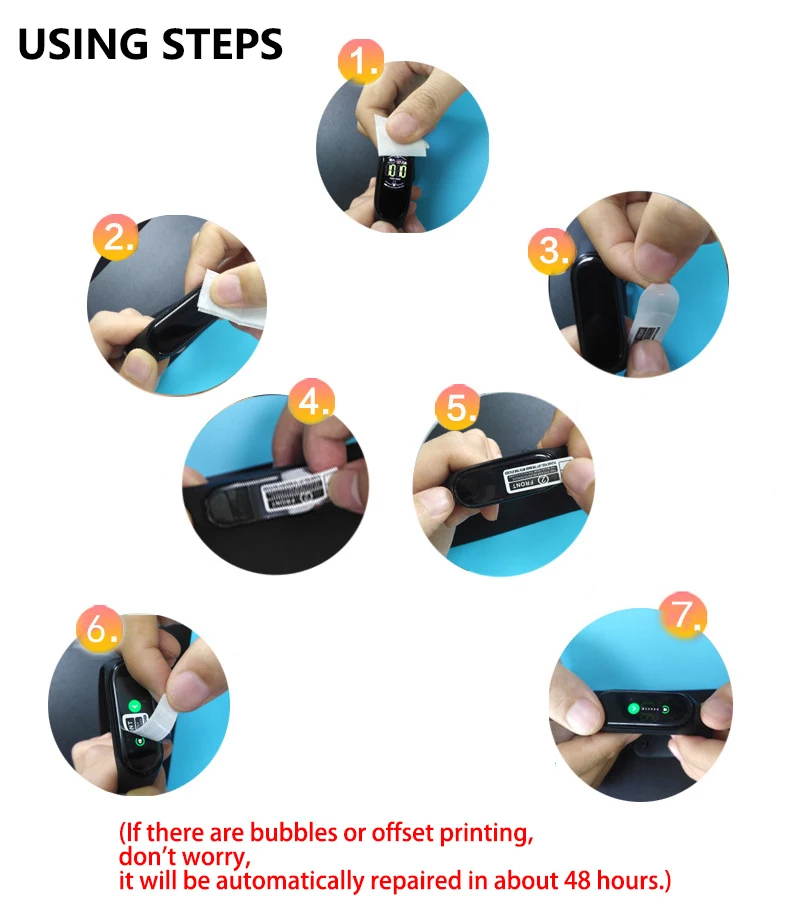 

2022 TPU Hydrogel Protective Film for Xiaomi Mi Band 3 Screen Protector