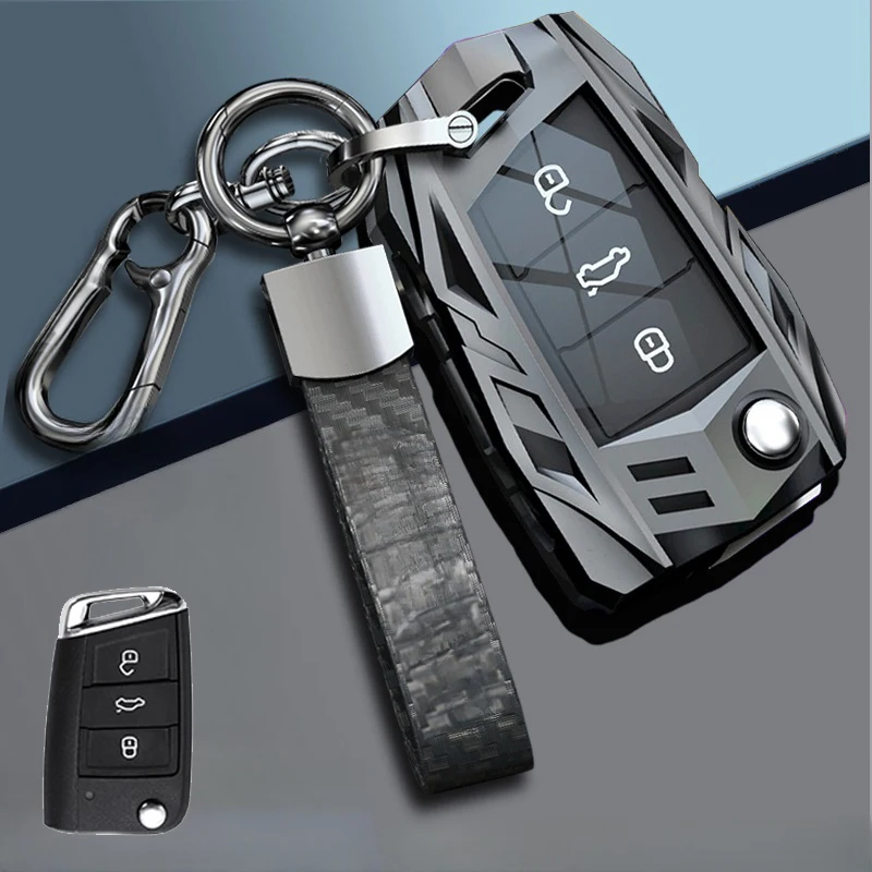 Автомобильный Умный брелок для ключей из цинкового сплава ТПУ чехол-держатель с