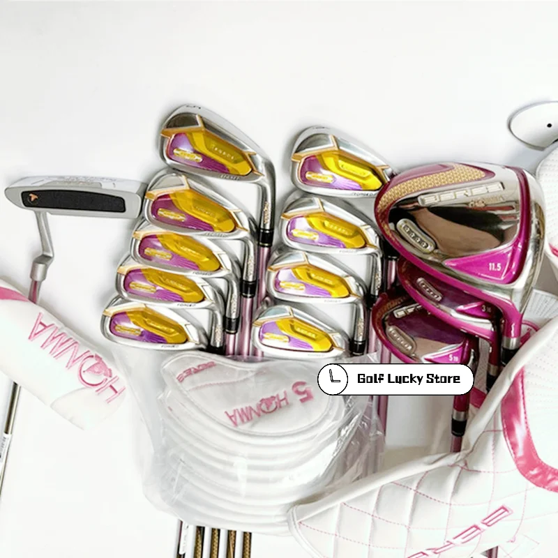 

2023 Womens Golf Clubs S07 4 star Driver Fairway Wood Hybrid Iron Putter Bag Golf Complete Set Of Clubs Graphite Shaft And Cover