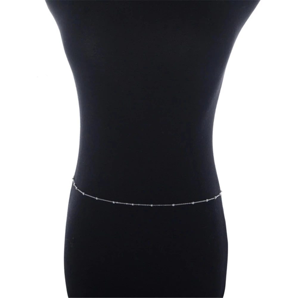 Новинка лета 2022 модная пикантная цепочка на талию для ягодиц золотистый круглый