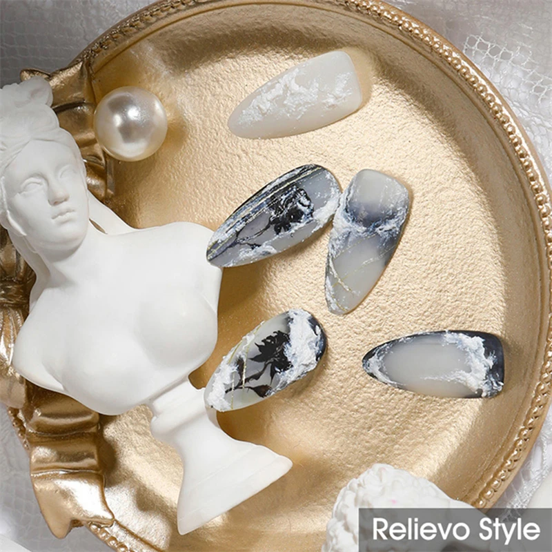 Гель для рисования ногтей 5 мл белый гипсовый Гель-лак 3D-моделирования пластырь