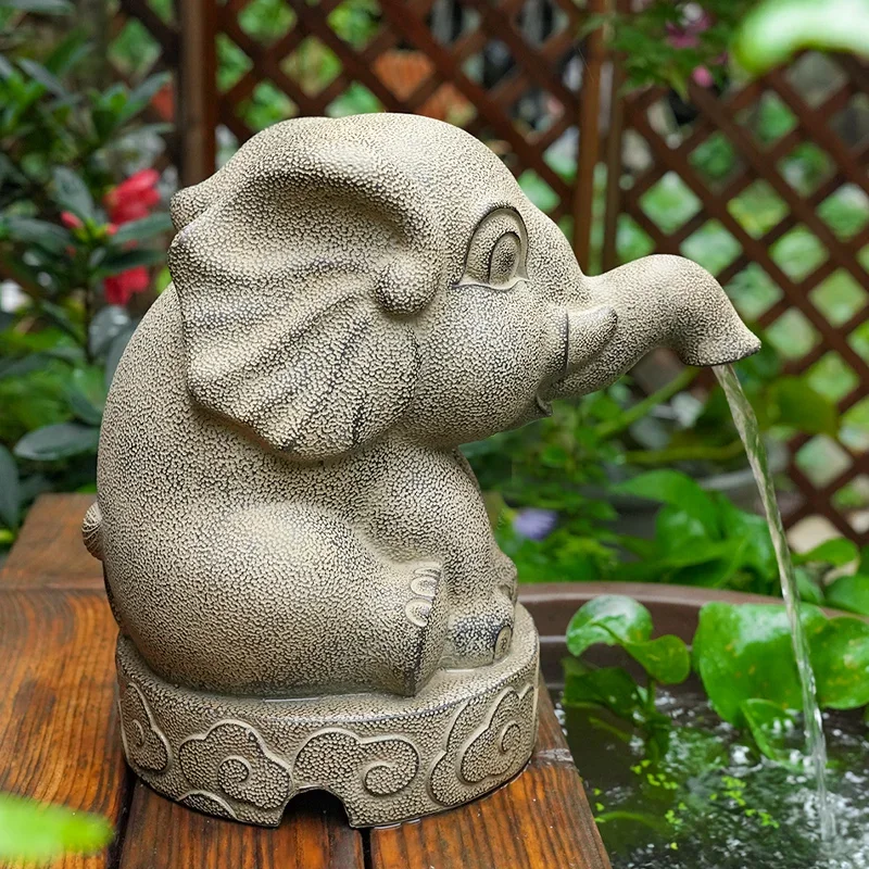 Статуэтка слона из бетона |