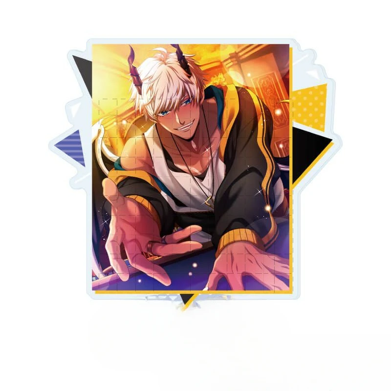 Фото Игра 2-топи мне! Акриловая кукла-подставка в стиле аниме Asmodues Beelzebub Lucifer Belphegor Левиафан Мамон Фигурка Модель Тарелка Игрушка для подарка №3