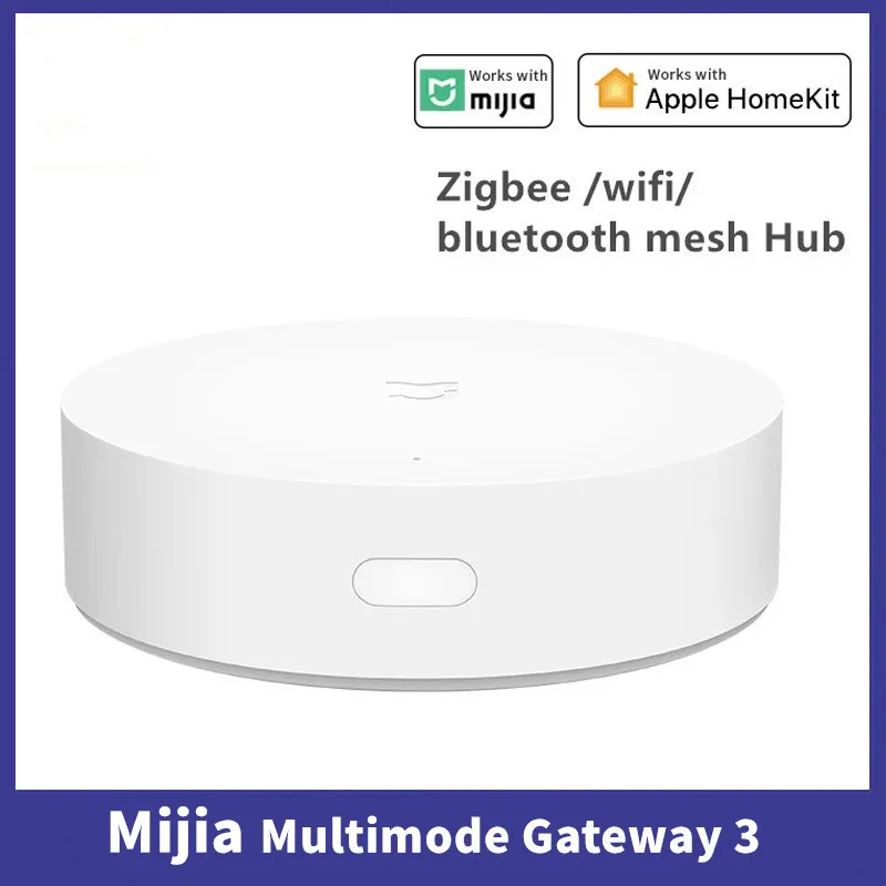

Mijia Smart Multimode Gateway 3 Zigbee Wifi Bluetooth Mesh Hub Smart Home Hub Work With Mi Home Apple Homekit APP