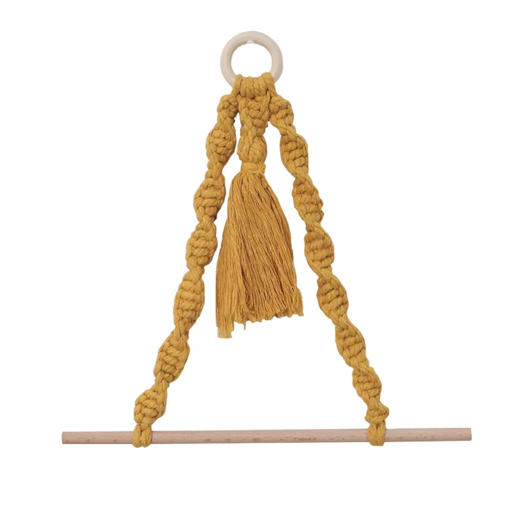 

1Pc Simple Wooden Roll Paper Rack Tissue Organizer Bathroom Supply Tissue Rack for Bathroom Decor