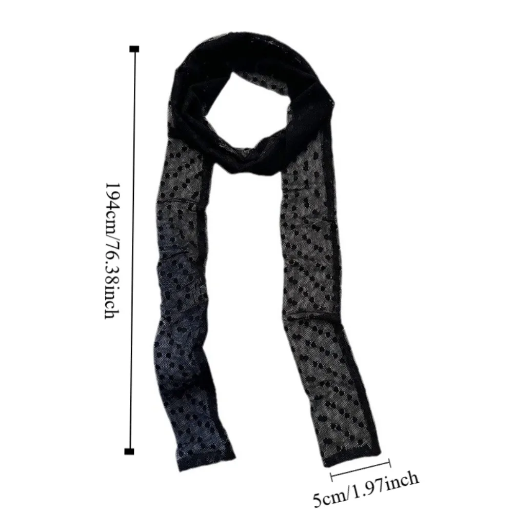 Элегантный цветок в стиле ретро кружевной шейный ремень прозрачный корейский