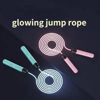 jump rope adjustable night light jump rope fitness home led ultra thin sports exercise rope light body