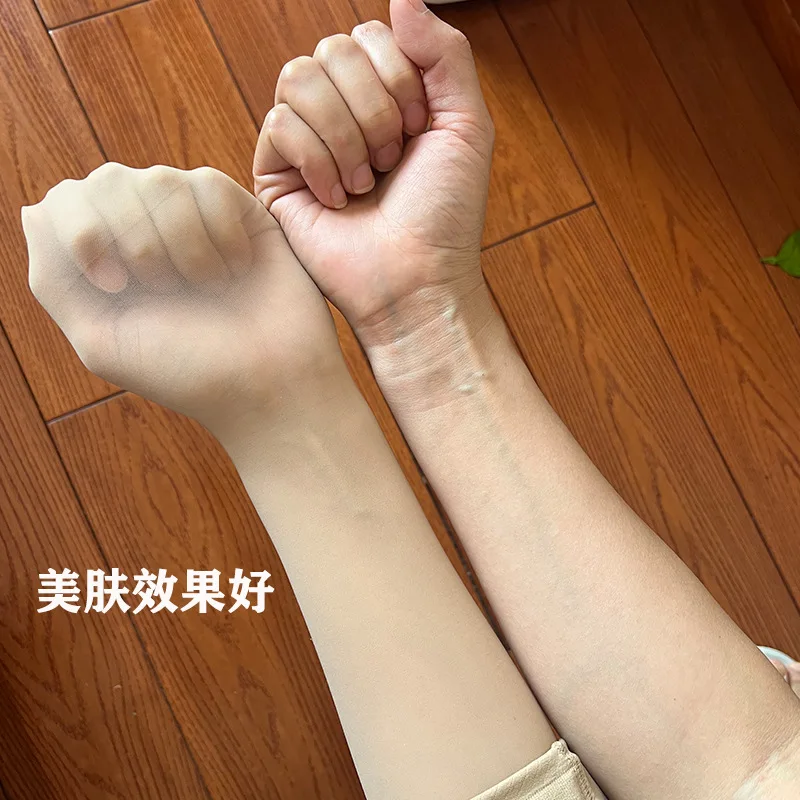 COLSM KVSAZ Summer Ultra-thin Silk Stockings Any Cut Sexy Snti Hook Silk Butterfly Crotch Bare Leg Artifact Concealer