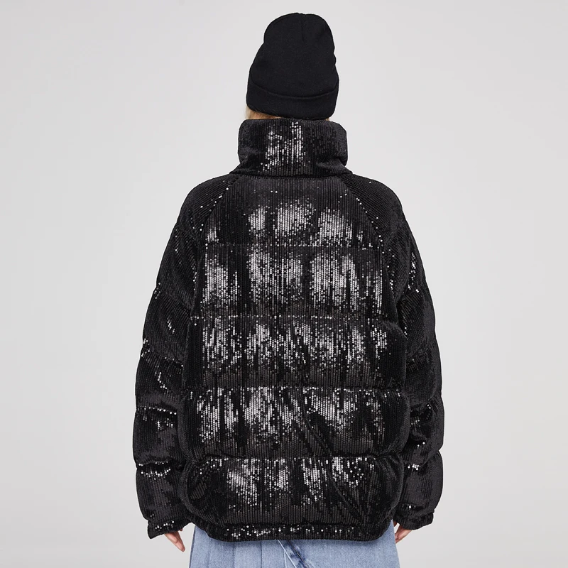 JAZZEVAR 2022 Winter Thickening 90 White Duck Down Filling Fashionable Design Elegant Women's Coat Crop Puffer Jacket Women