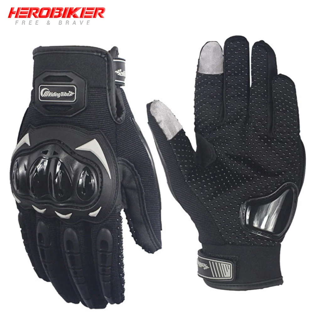 

Summer Motorcycle Gloves With Protection Moto Riding Racing Accessories Waterproof Breathable Moisture Wicking Full Finger Glove