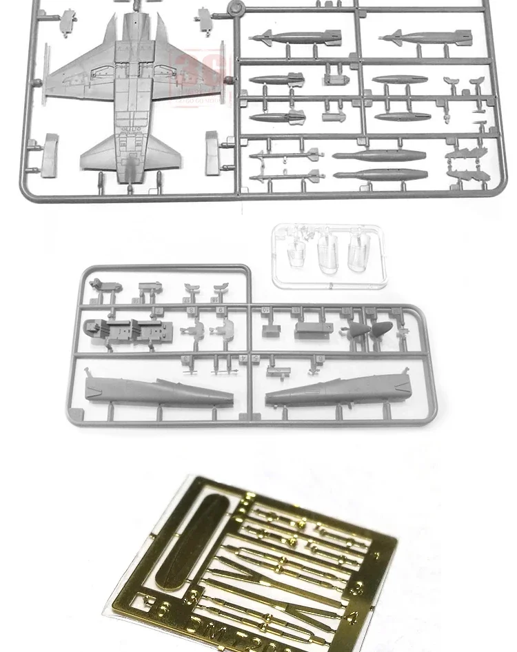 Сборная модель самолета Dream DM720014 US F-5F Tiger II на два места (поздний вариант) 1/72