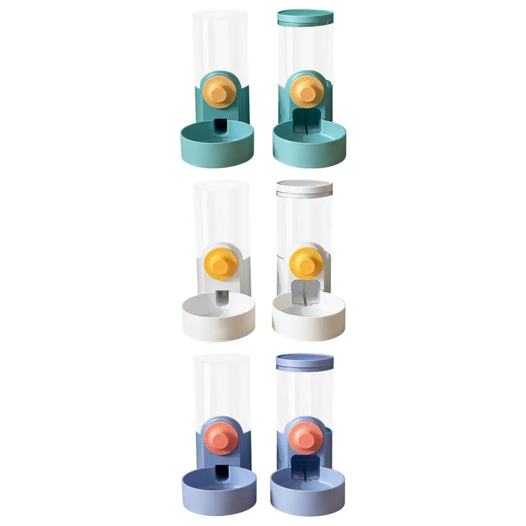 

Cage Hanging Automatic Food Water Dispenser Gravity Auto Feeder Waterer Set
