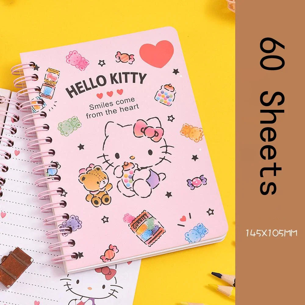 Sanrio серия Hello Kitty Melody Kuromi Cinnamoroll детский блокнот наклейка Блокнот Kawaii Мультфильм