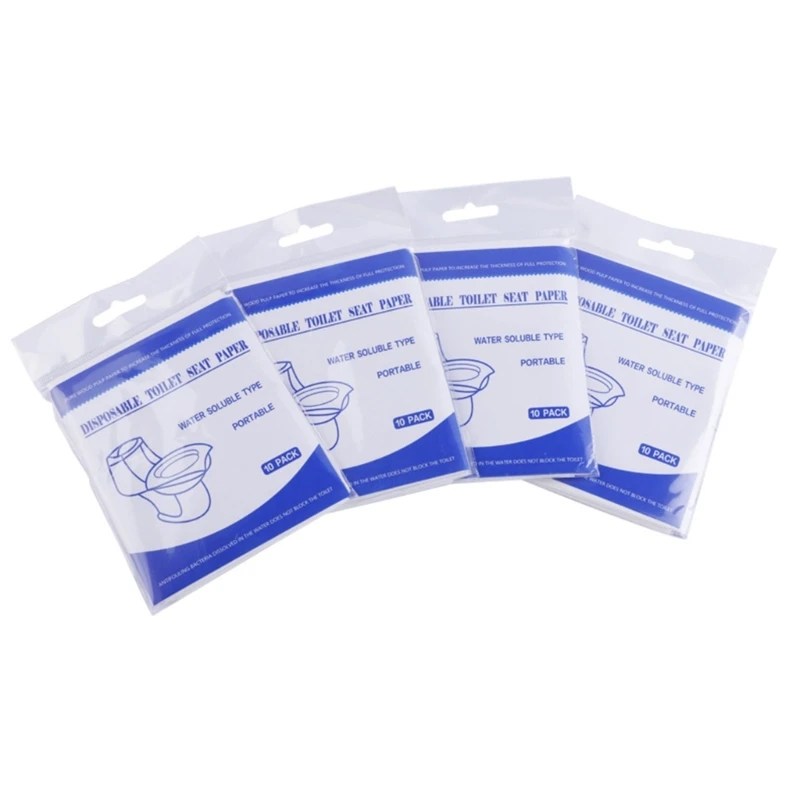

Disposable Toilet Cover Paper for Travel Camping Hotel Bathroom Accessory