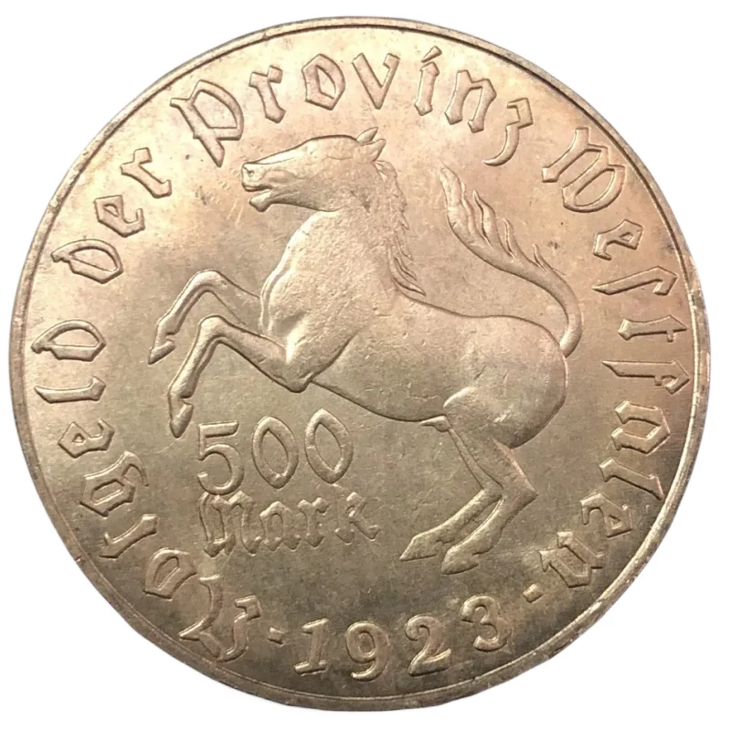 

Копия монеты Notgeld 500 Mark Westfalen 1923