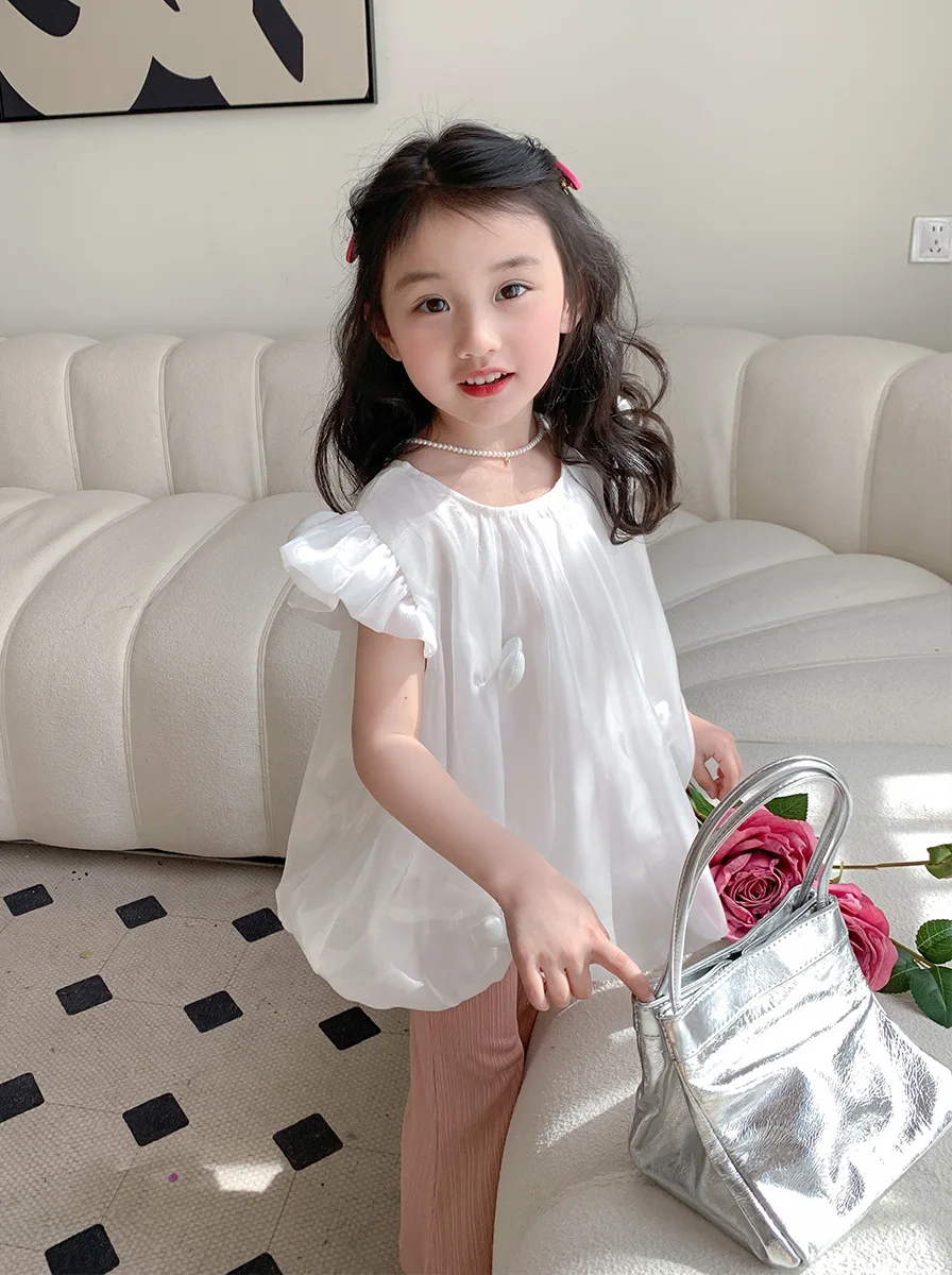 Детские комплекты для девочек топы из мерсеризованного хлопка микро