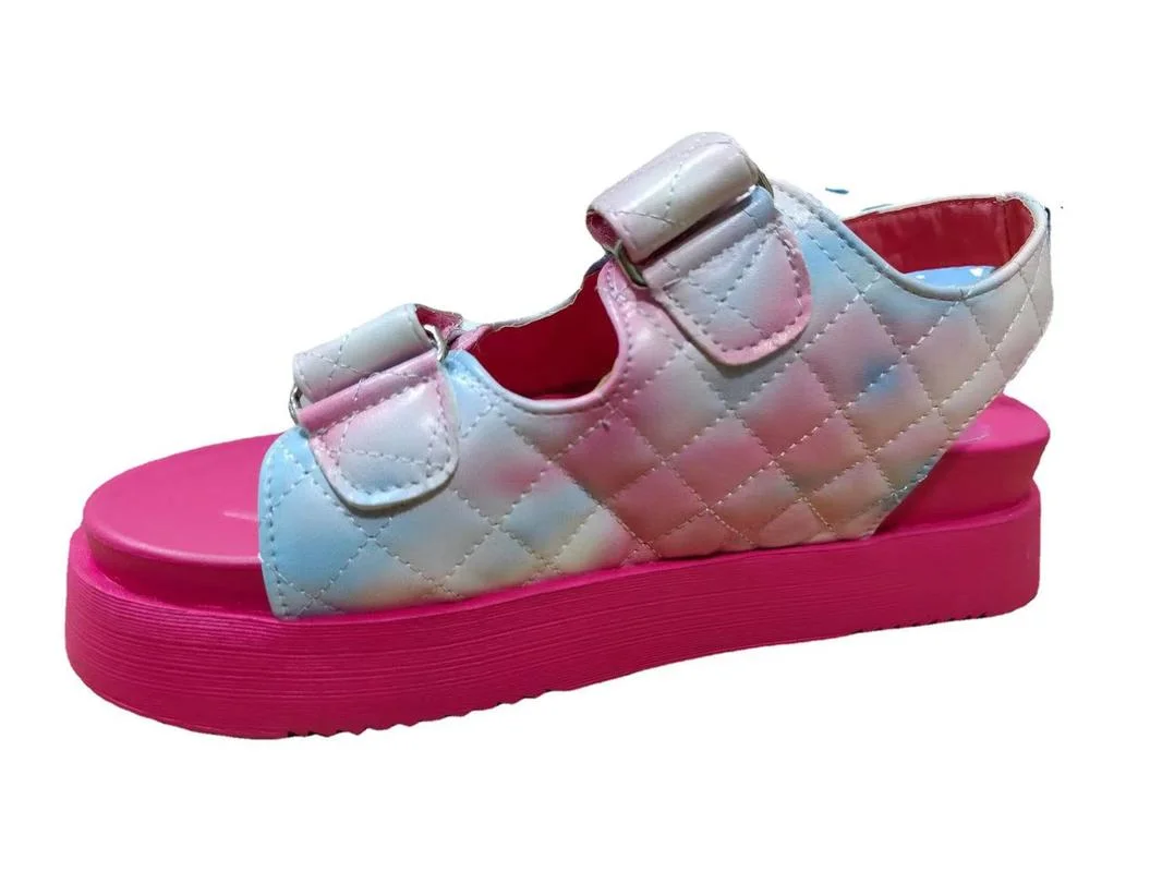 

Women Fashion Sandals 2022 Summer New Hook&Loop Ladies Comfoprtable Flat Casual Shoes 36-43 Large-Sized Female Beach Sandals