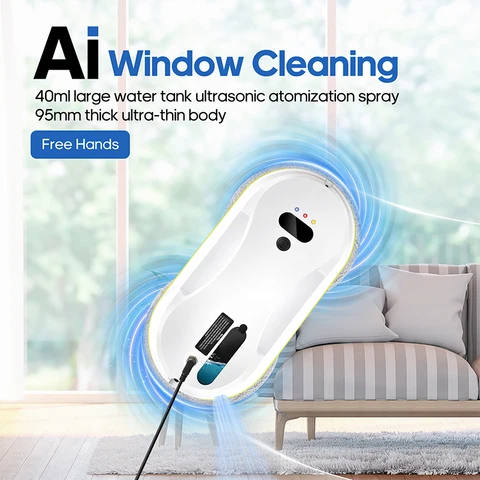 Автоматическое опрыскивание водой из домашних окон для очистки окон роботами для удалённого электрического мытья окон