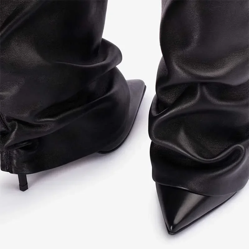 Внешняя торговля ботинки на высоком каблуке длинные женские в европейском и