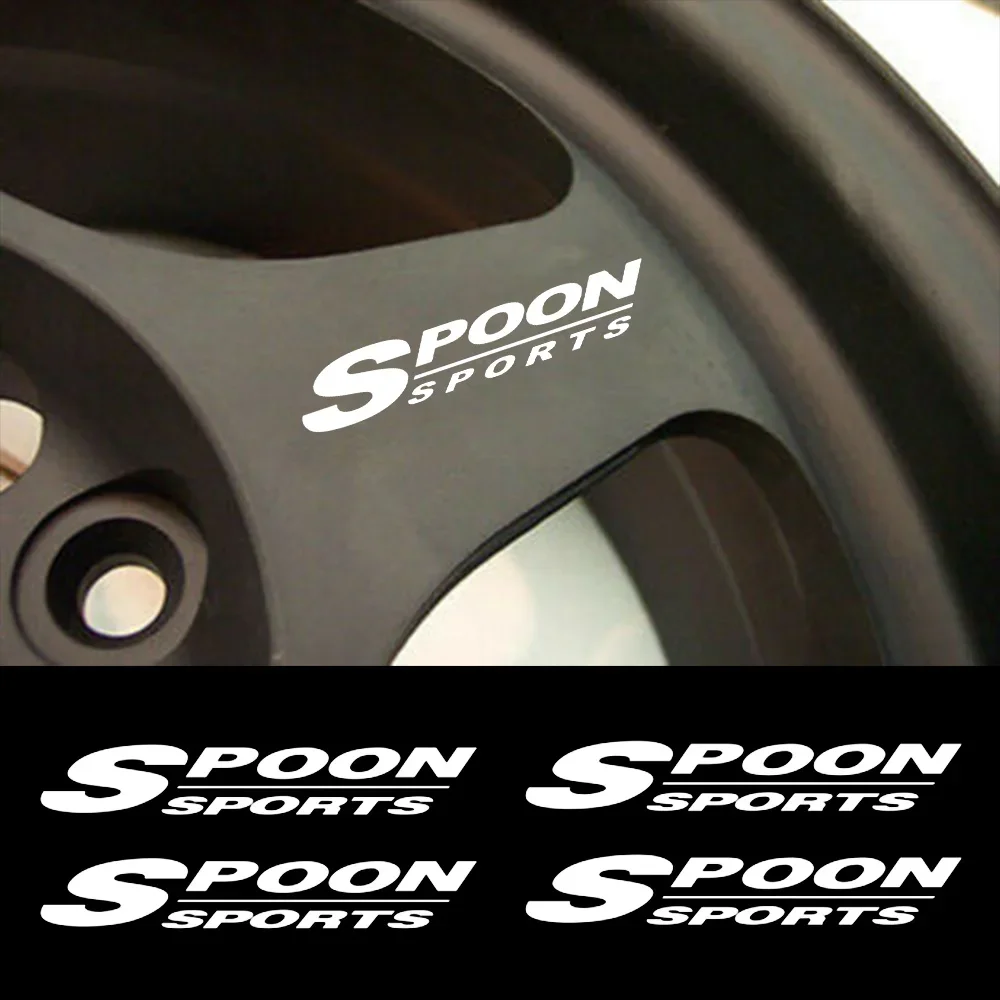 Фото x4 для Spoon Sports наклейка на колесные диски Slipstream Rota комплект наклеек для восстановления №3