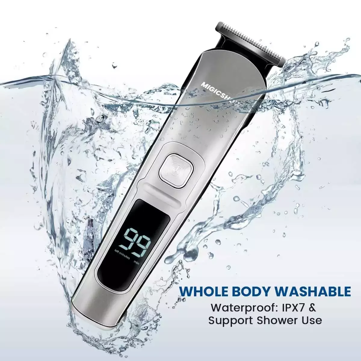 

NEW2023 15 in 1 Hair Clipper Beard Shaving Machine 7,000 RPM/8,000 RPM Hair Trimmer Haircut Men Grooming Gift Kit with 5 Combs