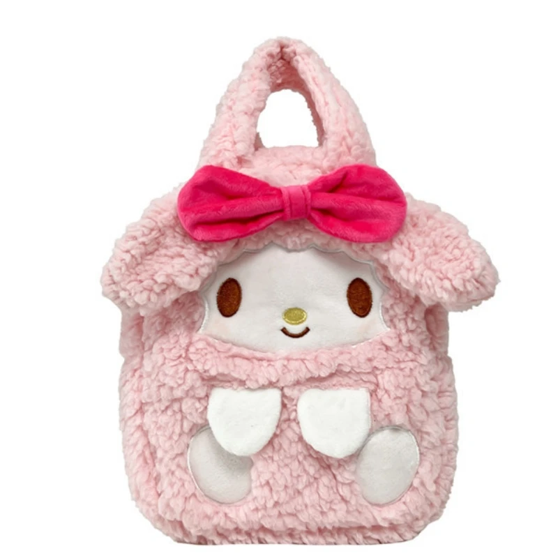 

Sanrio плюшевые сумки японское аниме Kuromi My Melody Plushie Pack мягкие животные симпатичные стильные сумки Bento Bag подарки для девочек