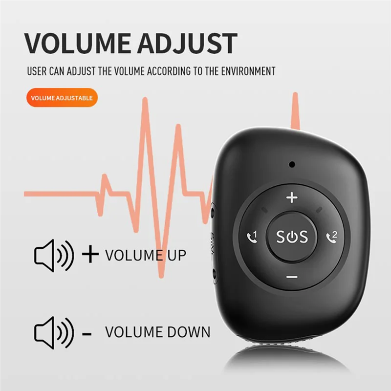 Мини GPS-трекер 4G совместимый с LTE/3G WCDMA/2G GSM SOS-сигнализация двустороннее голосовое