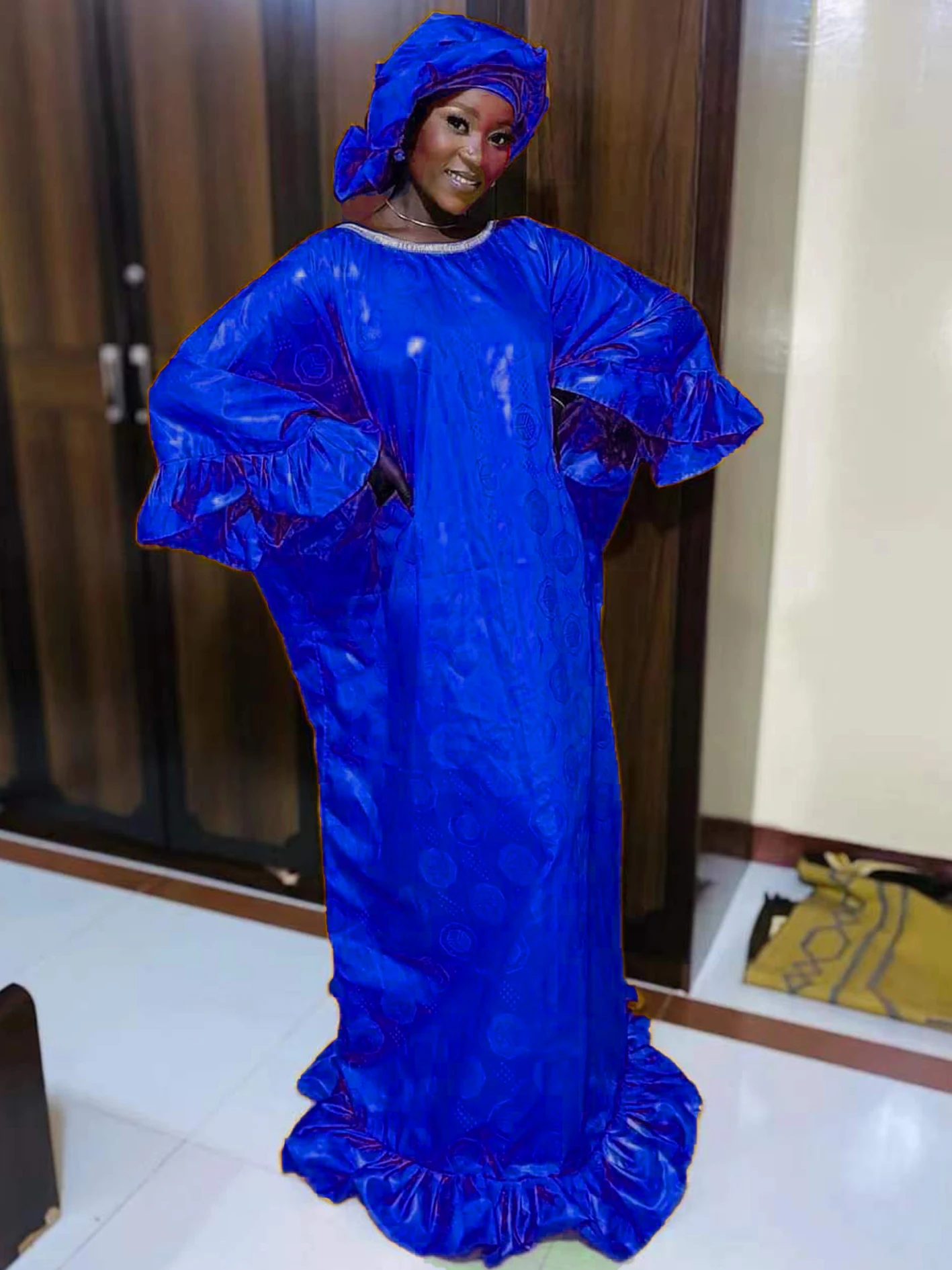 

Bazin Riche Longdress African Robe Bazin Riche Dress Traditional Clothing Banquet Dress Nigeria Long Robe