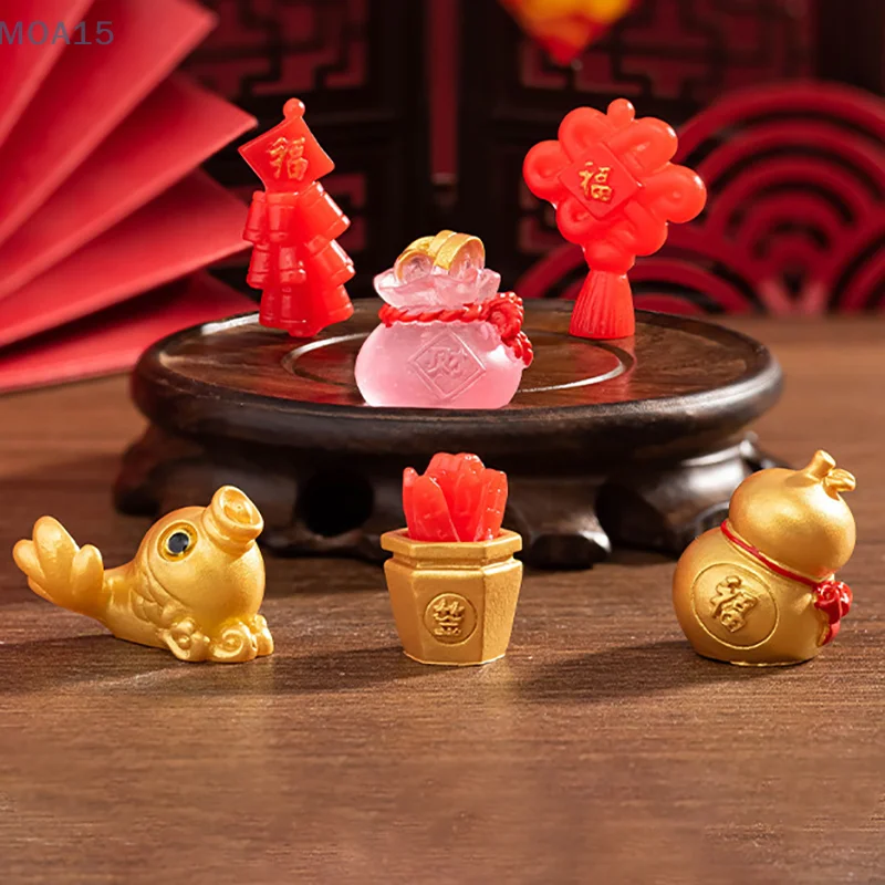 Китайский цитрин деньги дерево Бог фэн-шуй Фа-Цай удача миниатюрный Новогодний