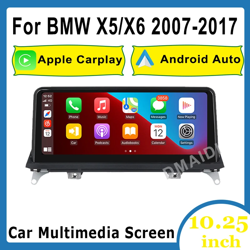 

10.25inch Car Multimedia Wireless Apple CarPlay Android Auto for BMW X5 F15 2014-2017 NBT system