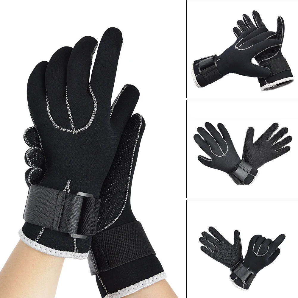 

1pair Men Women Water Sports Multifunction Surfing Diving Kayaking Swimming Wetsuit Gloves Scuba Rubber Sailing Snorkeling