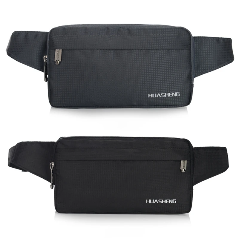 

Men Nylon Belt Bum Waist Phone Pouch Fanny Pack Crossbody Shoulder Sport Zip Bag