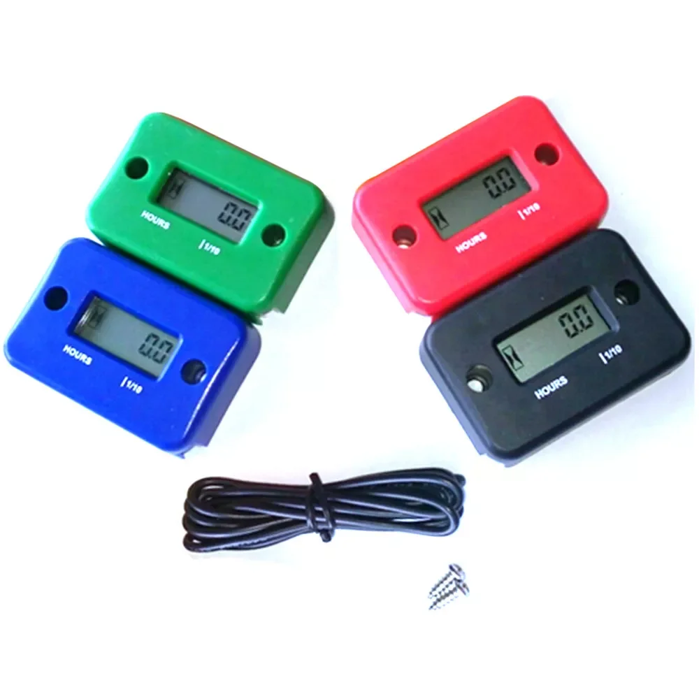 

Hour meter Motorcycle Stroke Gasoline Engine Spark For Boat/Motocross/Bike CAR Motocycle LCD display Drop Shipping