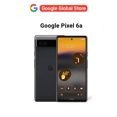 Совершенно новый оригинальный смартфон Google Pixel 6A 5G 6 + 128 ГБ 6,1 "NFC Восьмиядерный мобильный телефон Google Pixel 6A 5G мобильный телефон Android 12